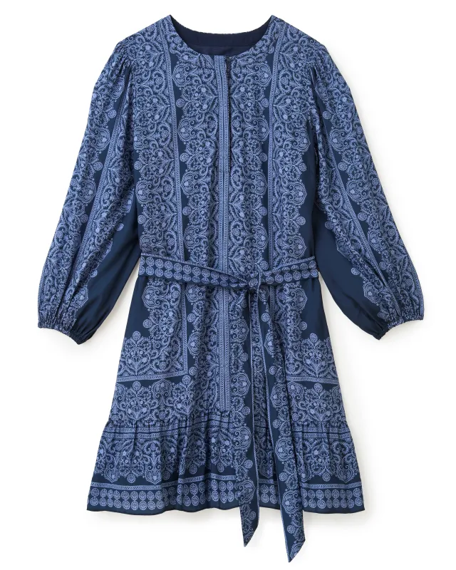 Bonnie Ls Dress-Carmel Trellis sold by Cartolina