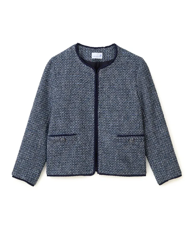 Louisa Jacket-Gallery Blue made by Cartolina