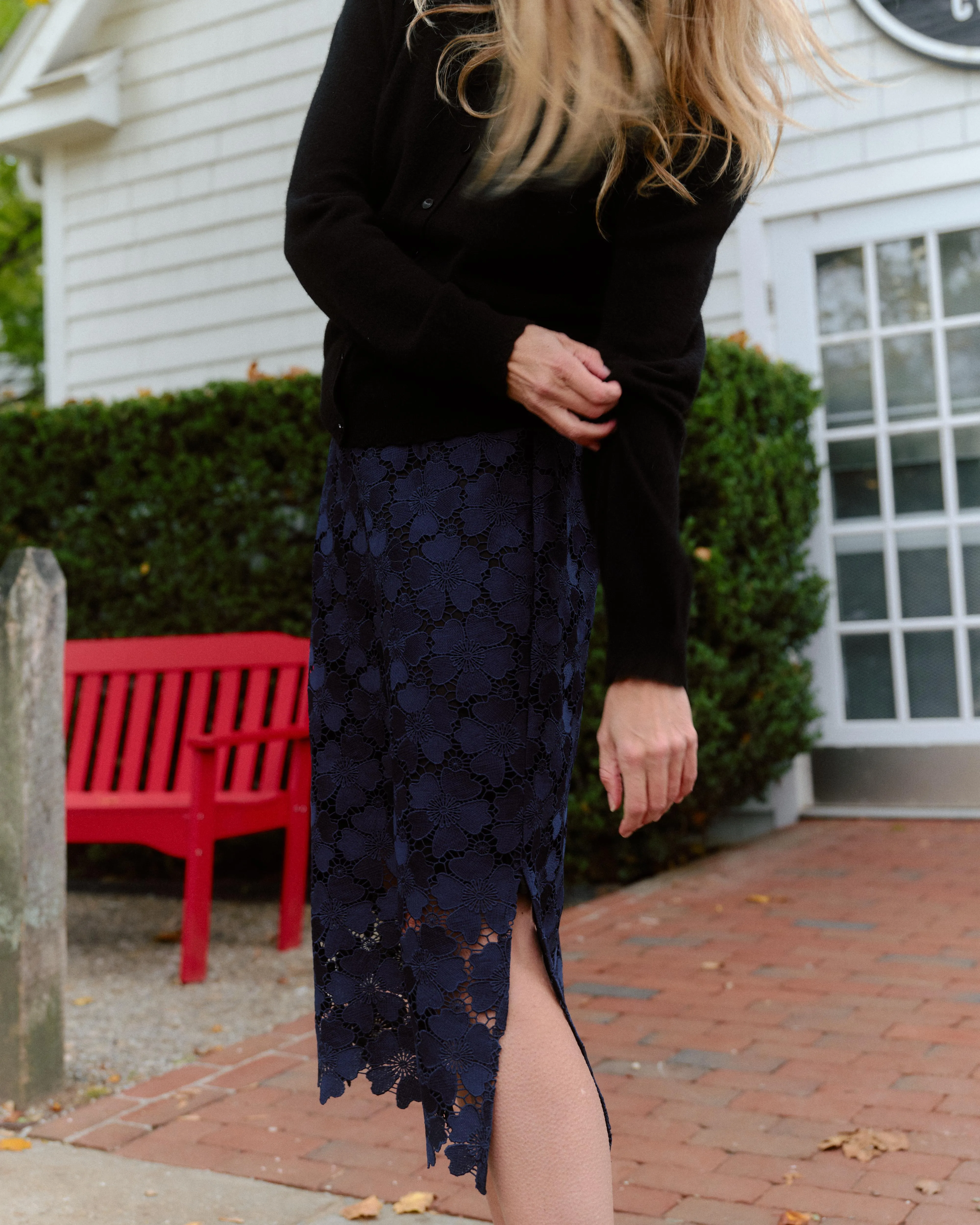 SP26 Mulberry Midi Skirt-Midnight Blue sold by Cartolina product image thumbnail 5