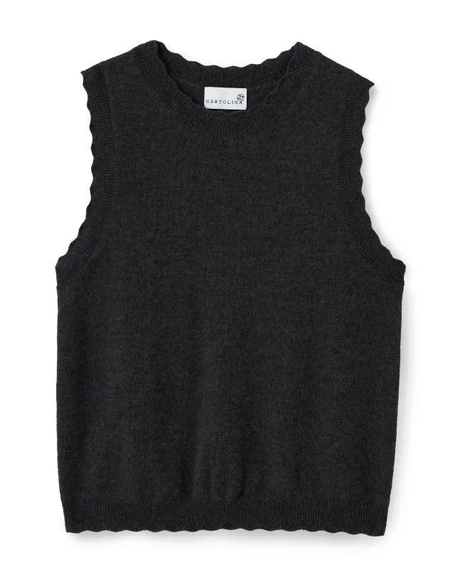 SP26 Lou Sweater Shell-Noir made by Cartolina