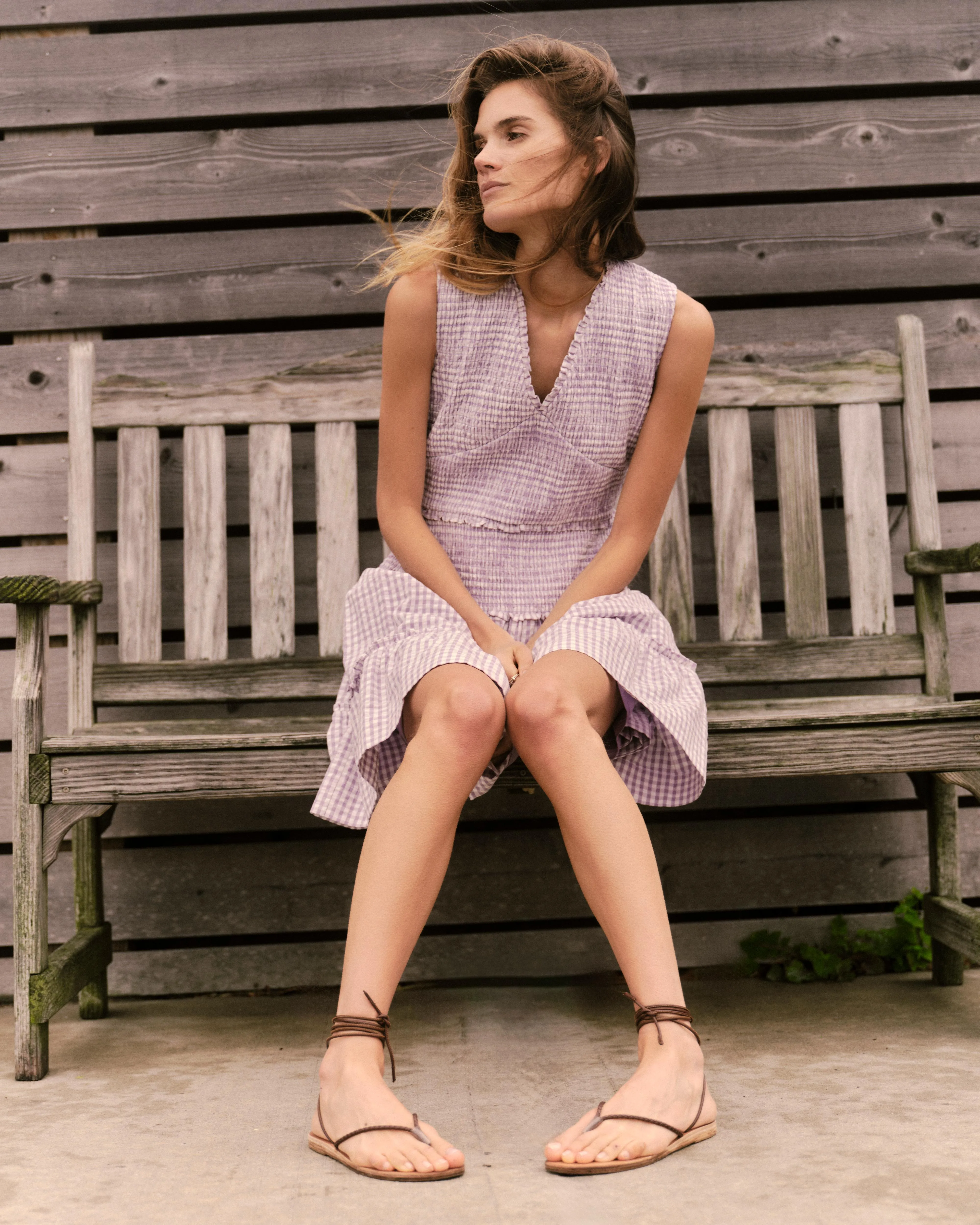 SP26 Rhett Mini Dress-Wisteria sold by Cartolina product image thumbnail 3