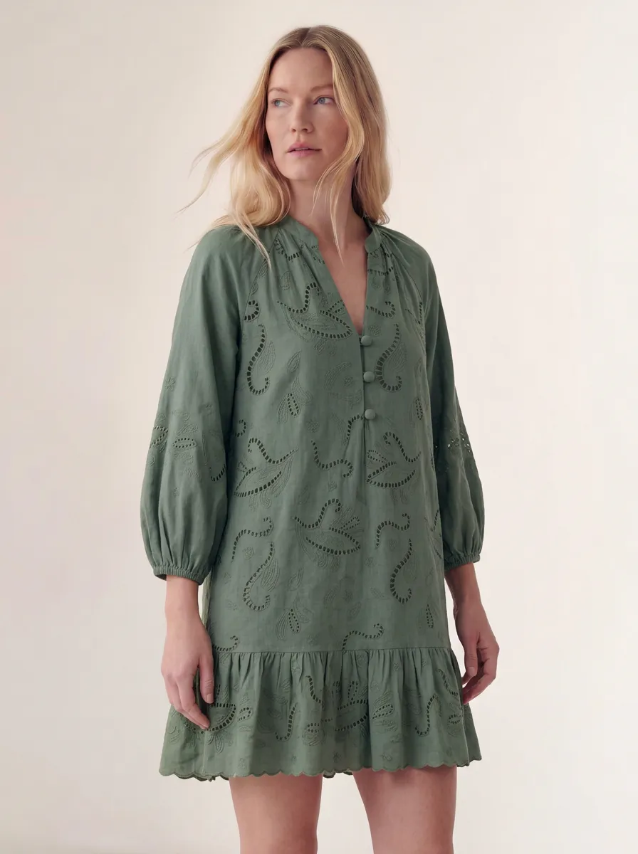 SP26 Selwin Mini Dress-Moss sold by Cartolina product image thumbnail 4