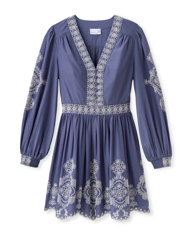 SP26 Blake Mini Dress-Indigo made by Cartolina