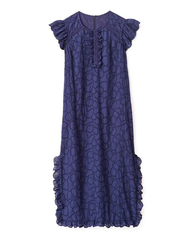 Madeline Maxi Dress-Midnight Blue made by Cartolina