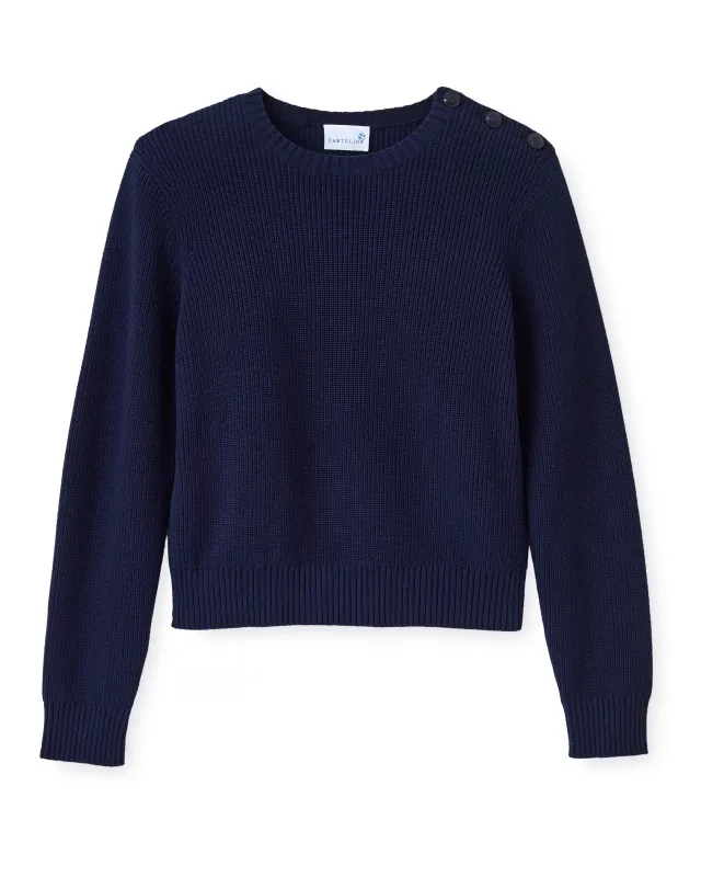 SU26 Collins Sweater-Midnight Blue made by Cartolina