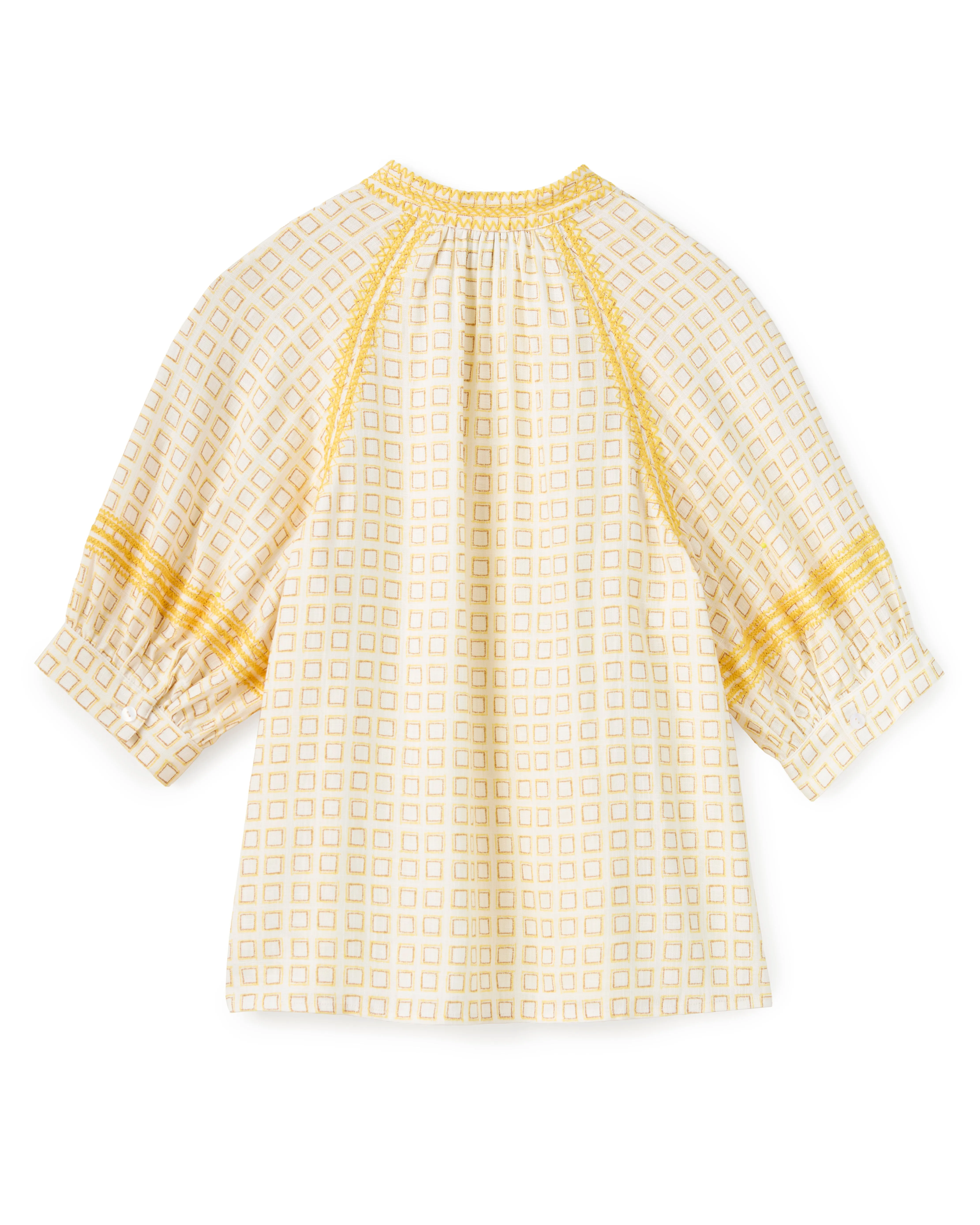 SU26 Eleanor Top-Seaglass Print-Ivory sold by Cartolina product image thumbnail 4