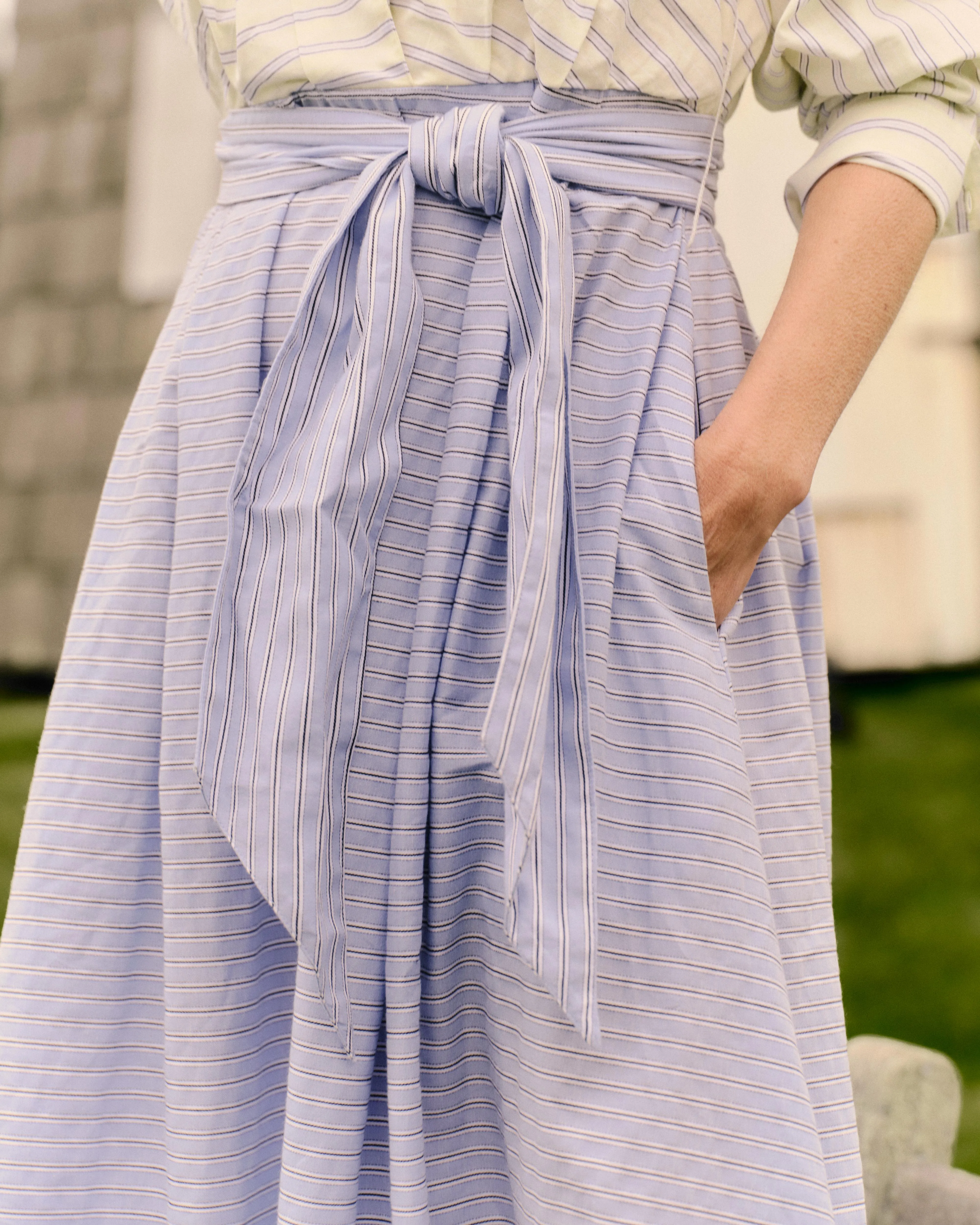 SU26 Johanna Dress-Banana Stripe sold by Cartolina product image thumbnail 3