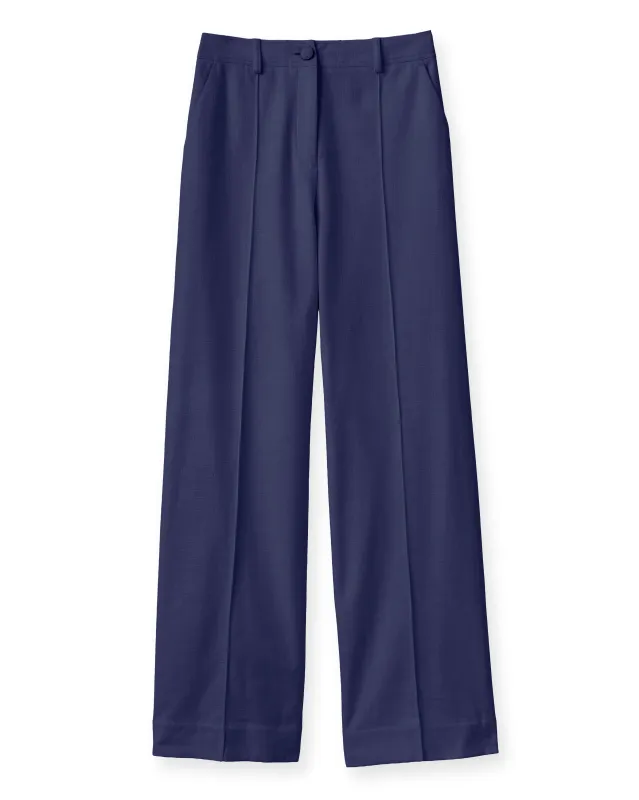 SU26 Beverly Pant-Midnight Blue made by Cartolina