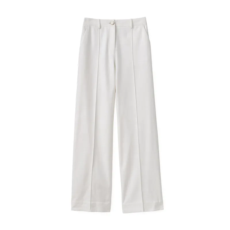SU26 Beverly Pant-Soft White made by Cartolina
