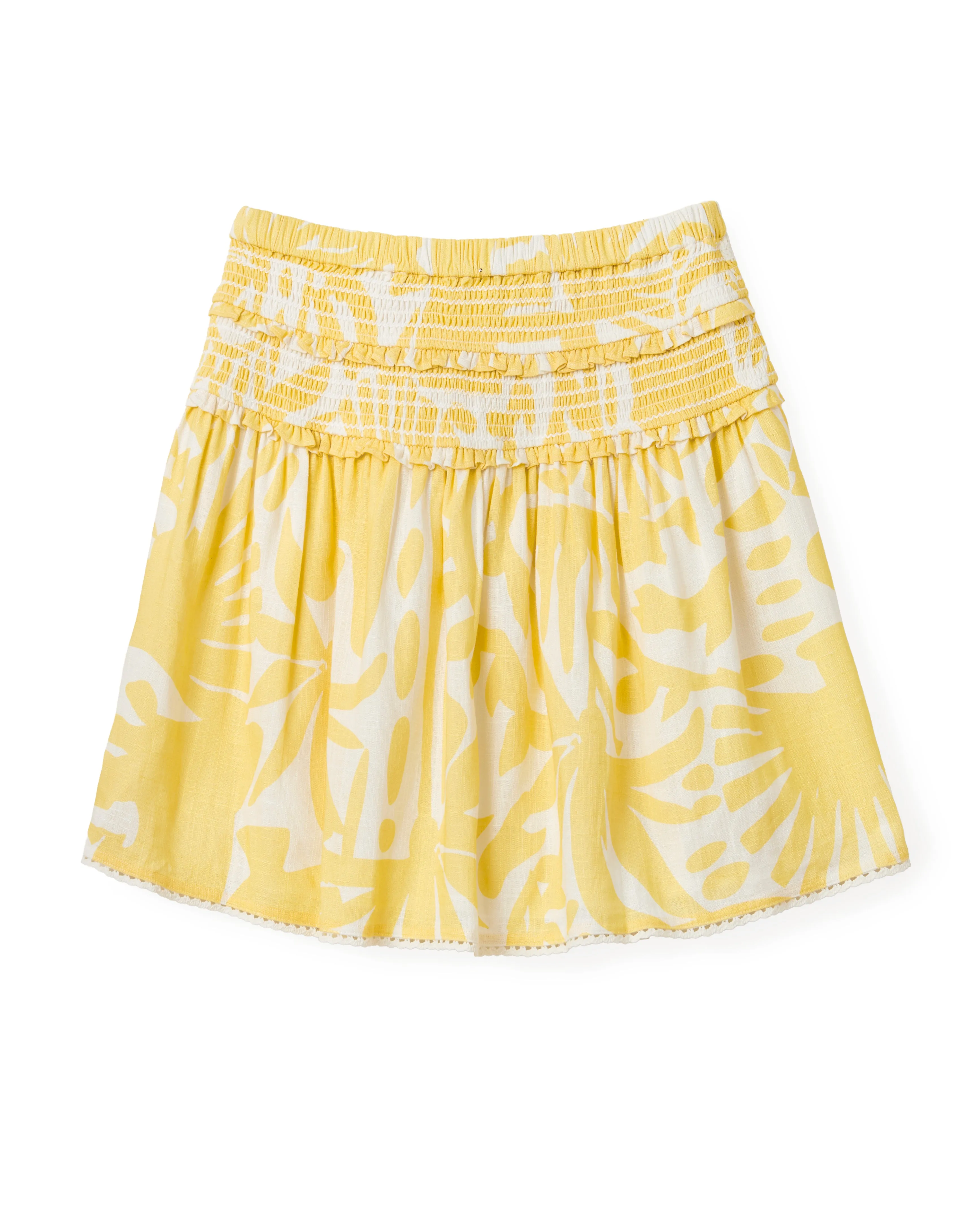SU26 Kylie Mini Skirt-Parrish Geo Print-Banana sold by Cartolina