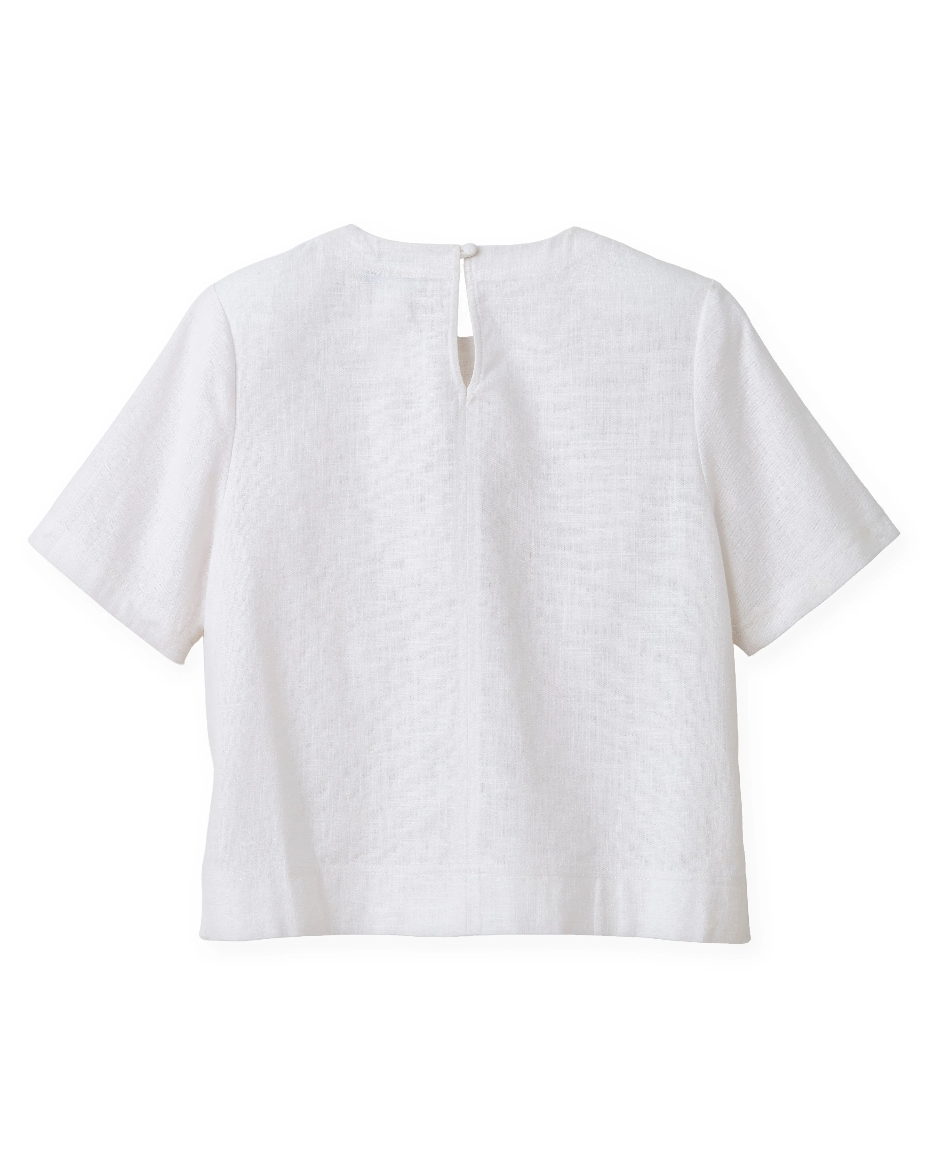 SU26 Chloe Top-Bright White sold by Cartolina product image thumbnail 4