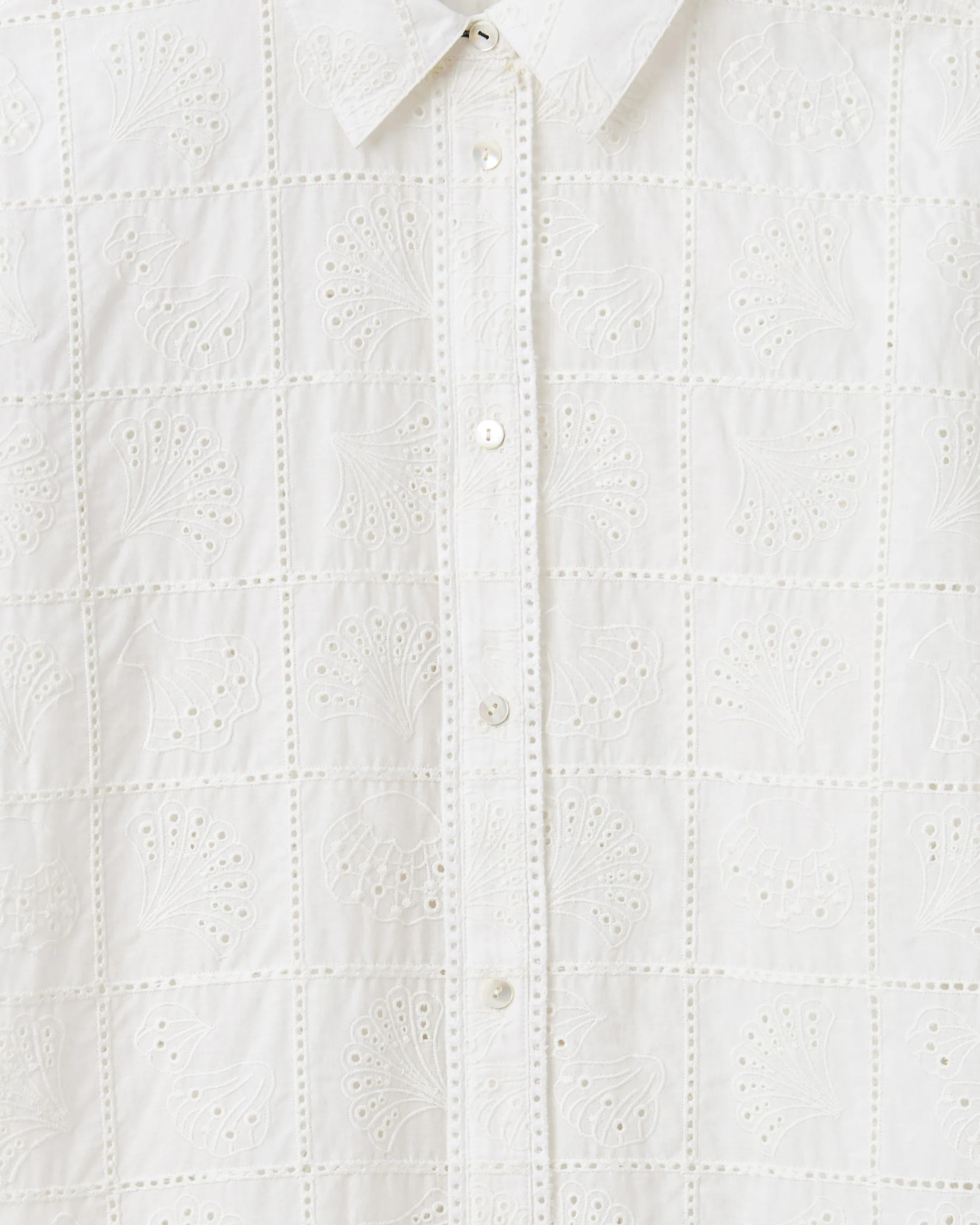 SU26 Margaux Button Down Shirt-Soft White sold by Cartolina product image thumbnail 4
