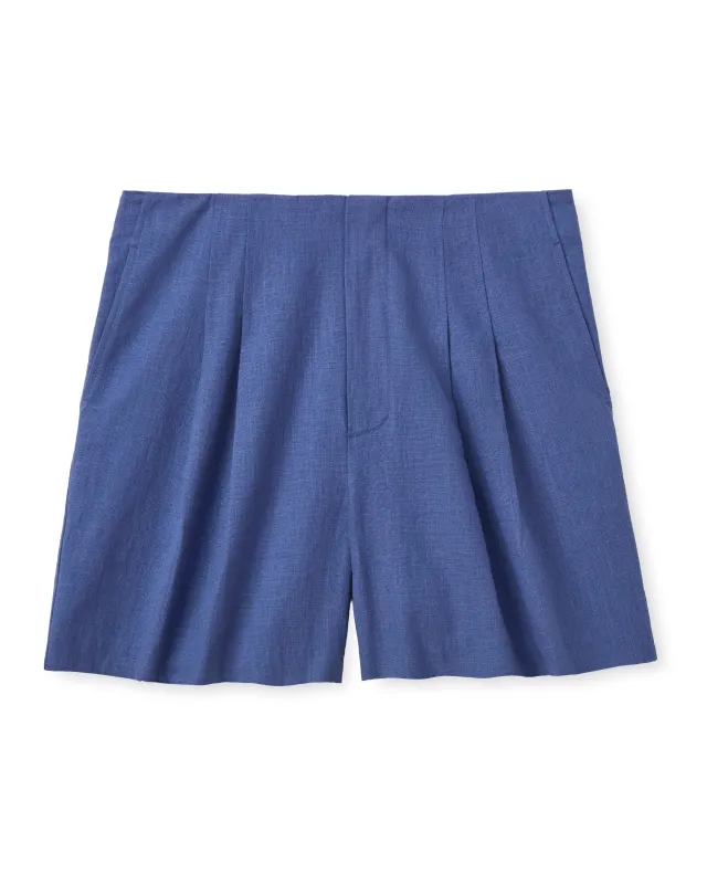 SU26 Frankie Shorts-Coastal Indigo made by Cartolina