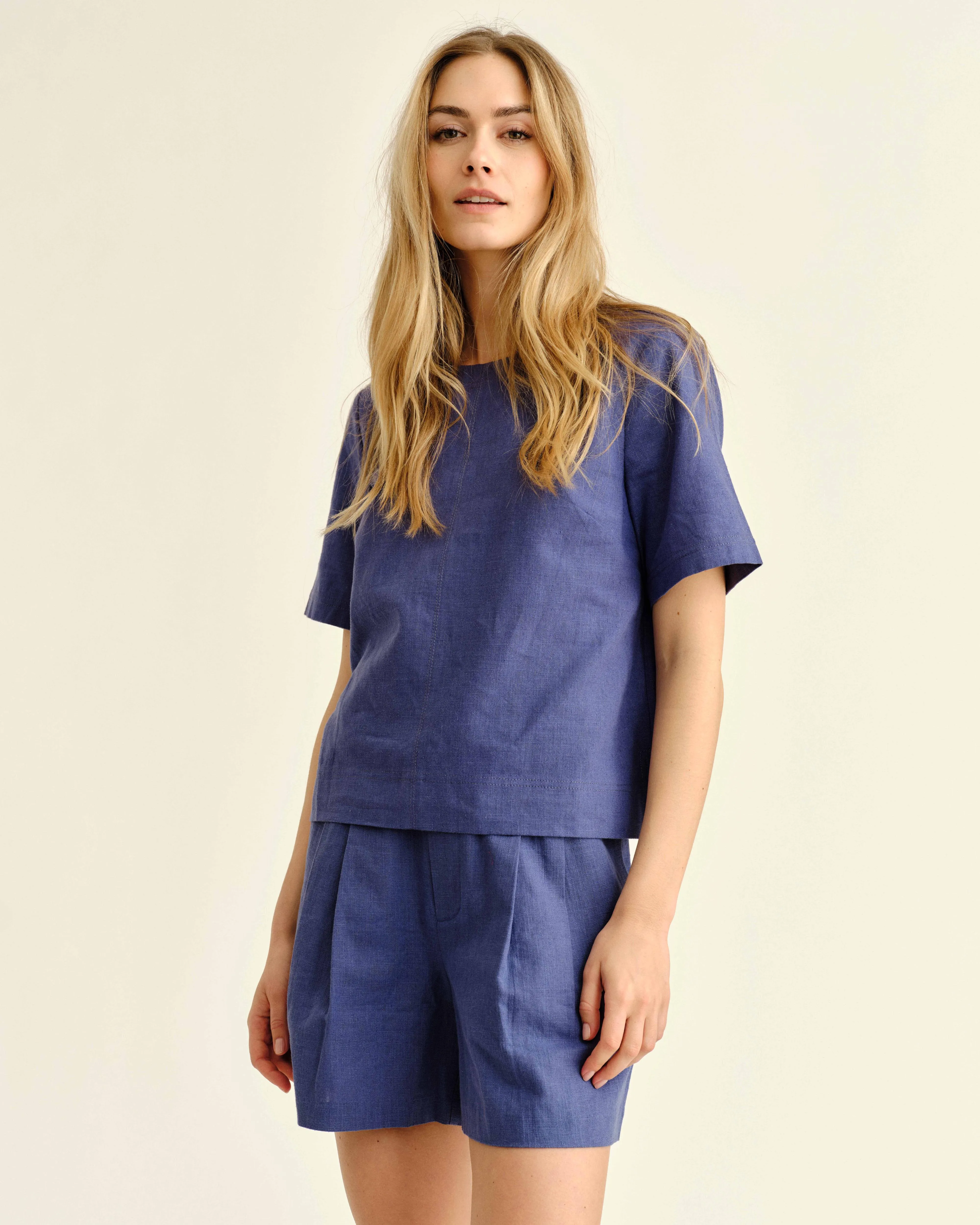 SU26 Frankie Shorts-Coastal Indigo sold by Cartolina product image thumbnail 3