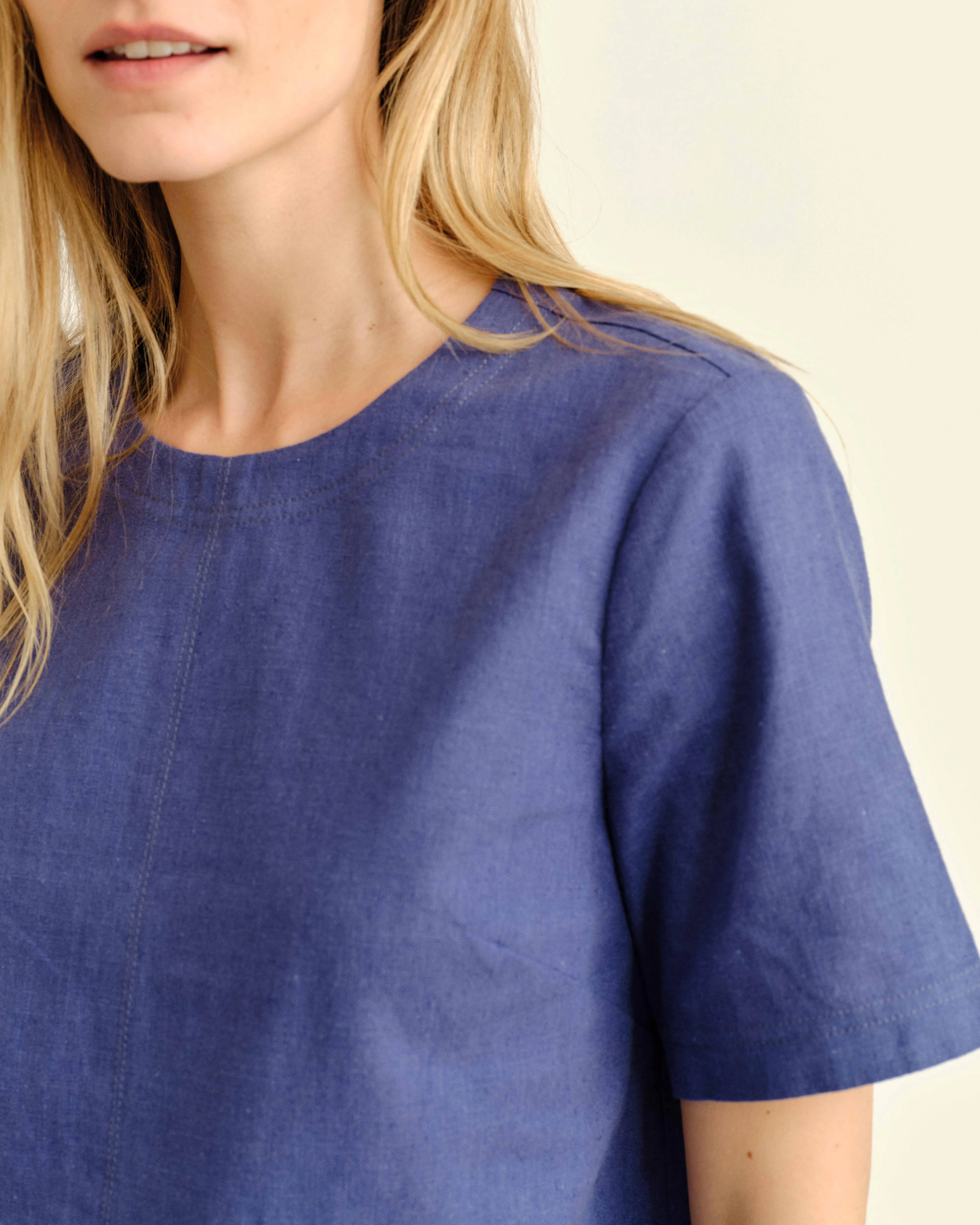 SU26 Chloe Top-Coastal Indigo sold by Cartolina product image thumbnail 3