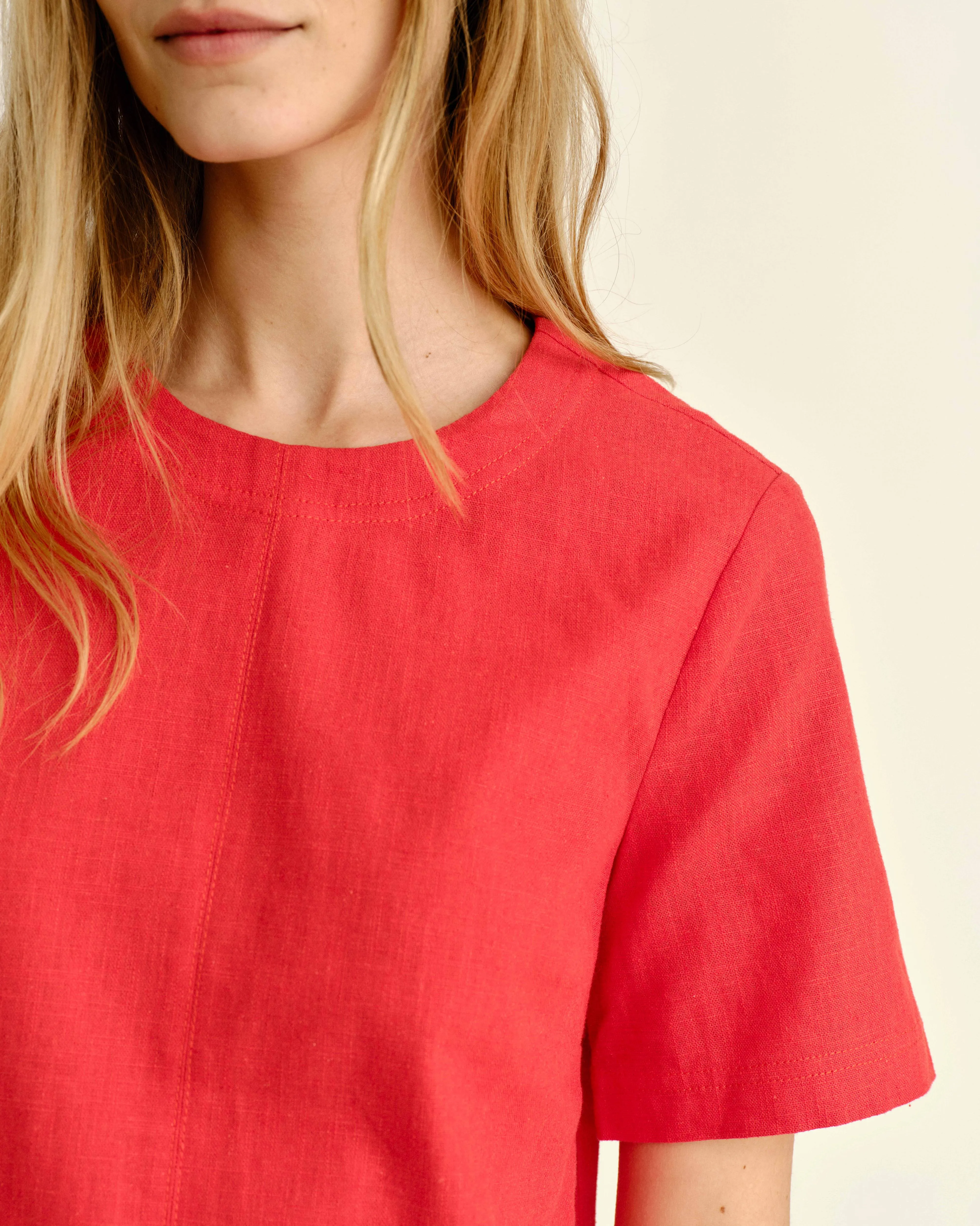SU26 Chloe Top-Poppy sold by Cartolina product image thumbnail 3