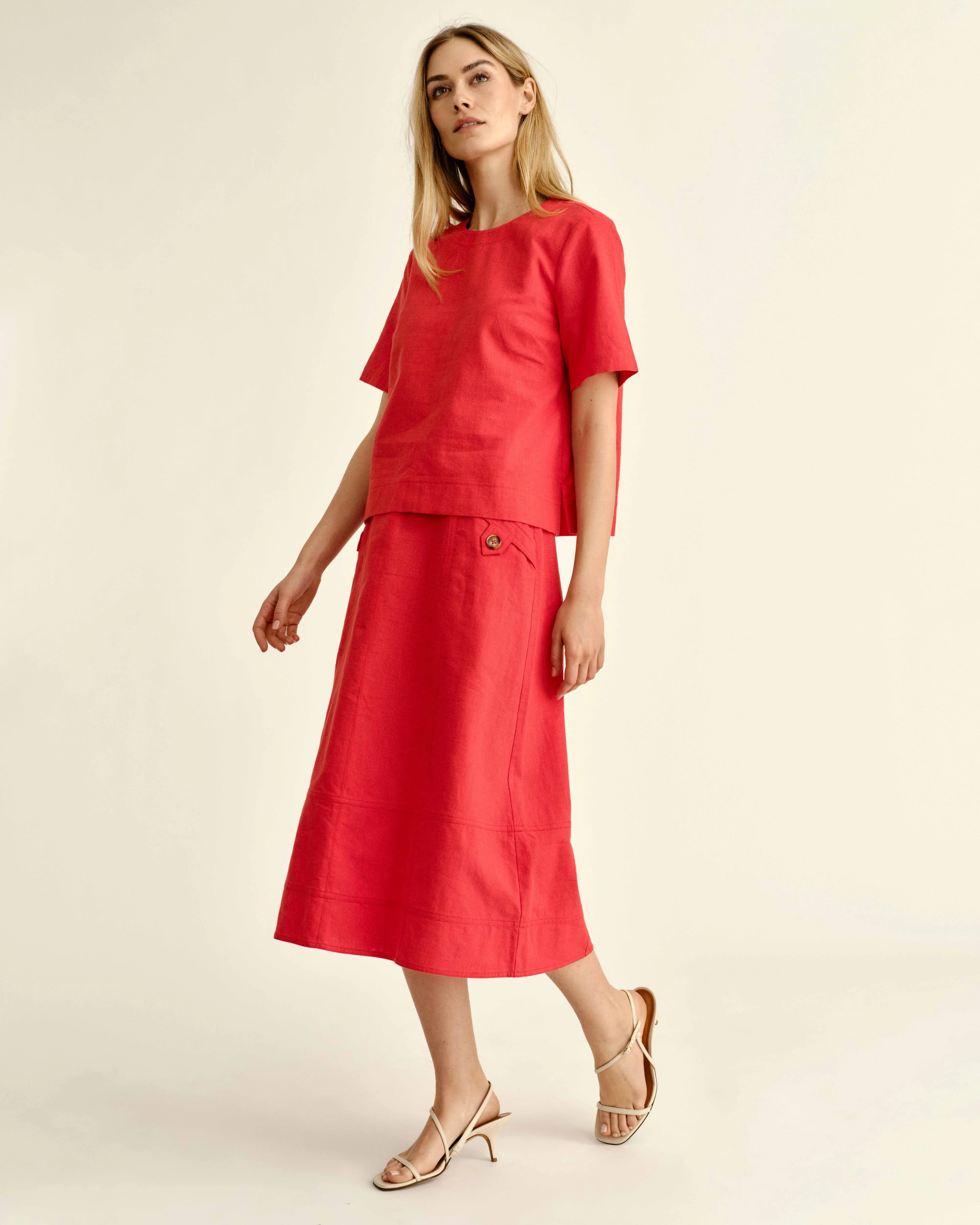 SU26 Chloe Top-Poppy sold by Cartolina product image thumbnail 4