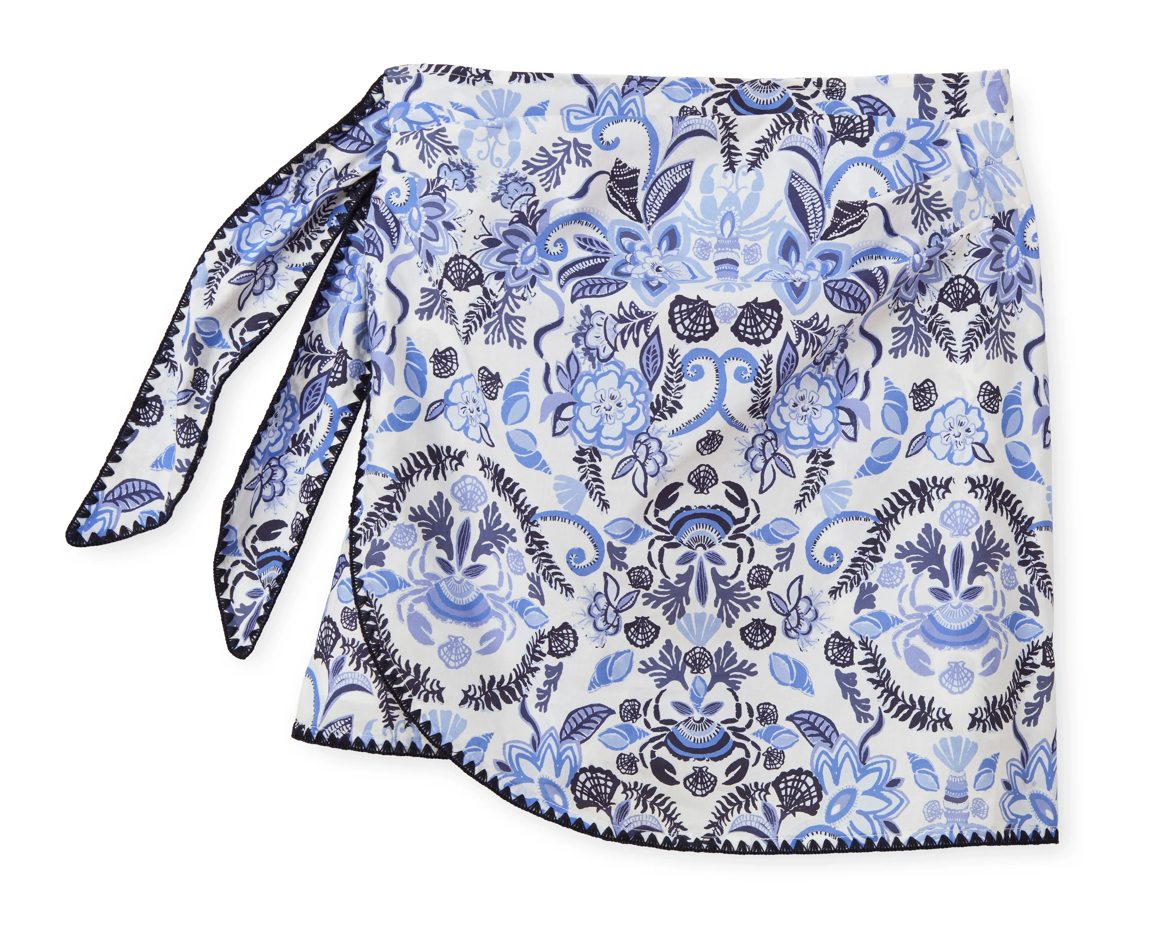 SU26 Maris Skort-Mariners Bloom Print-Blue Mist sold by Cartolina product image thumbnail 5