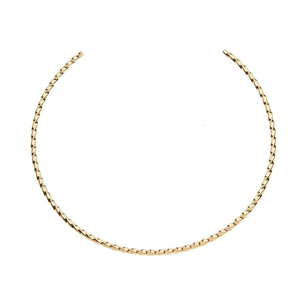Jane Win Twisted Neck Cuff sold by Cartolina