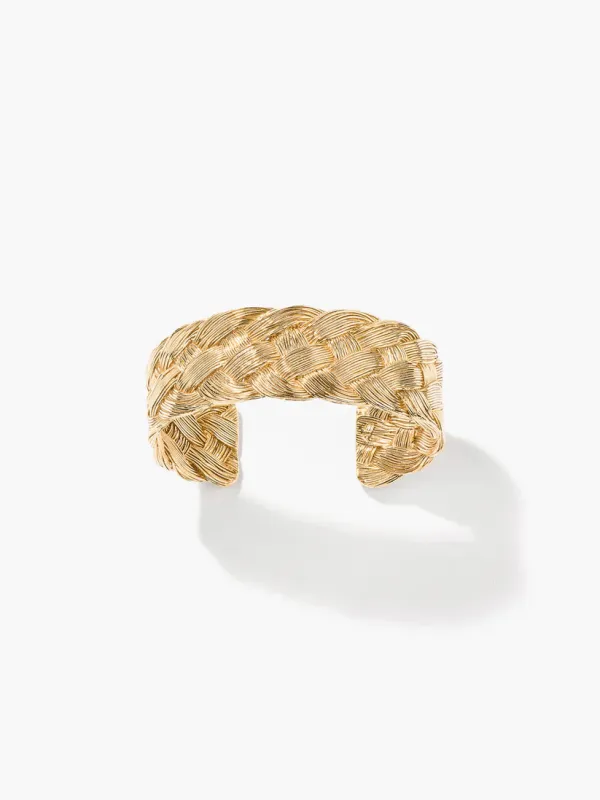 Aurelie Bidermann - Tresse Bracelet Gold made by Cartolina