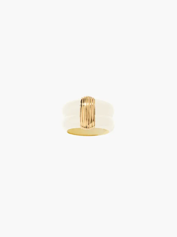 Aurelie Bidermann - Ivory Katt Ring made by Cartolina