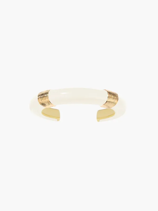 Aurelie Bidermann - Katt Ivory Bangle made by Cartolina