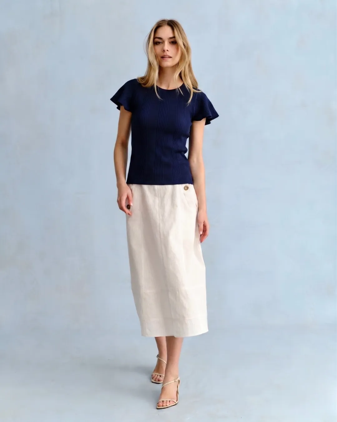 SU26 Sonia Top-Midnight Blue sold by Cartolina product image thumbnail 2