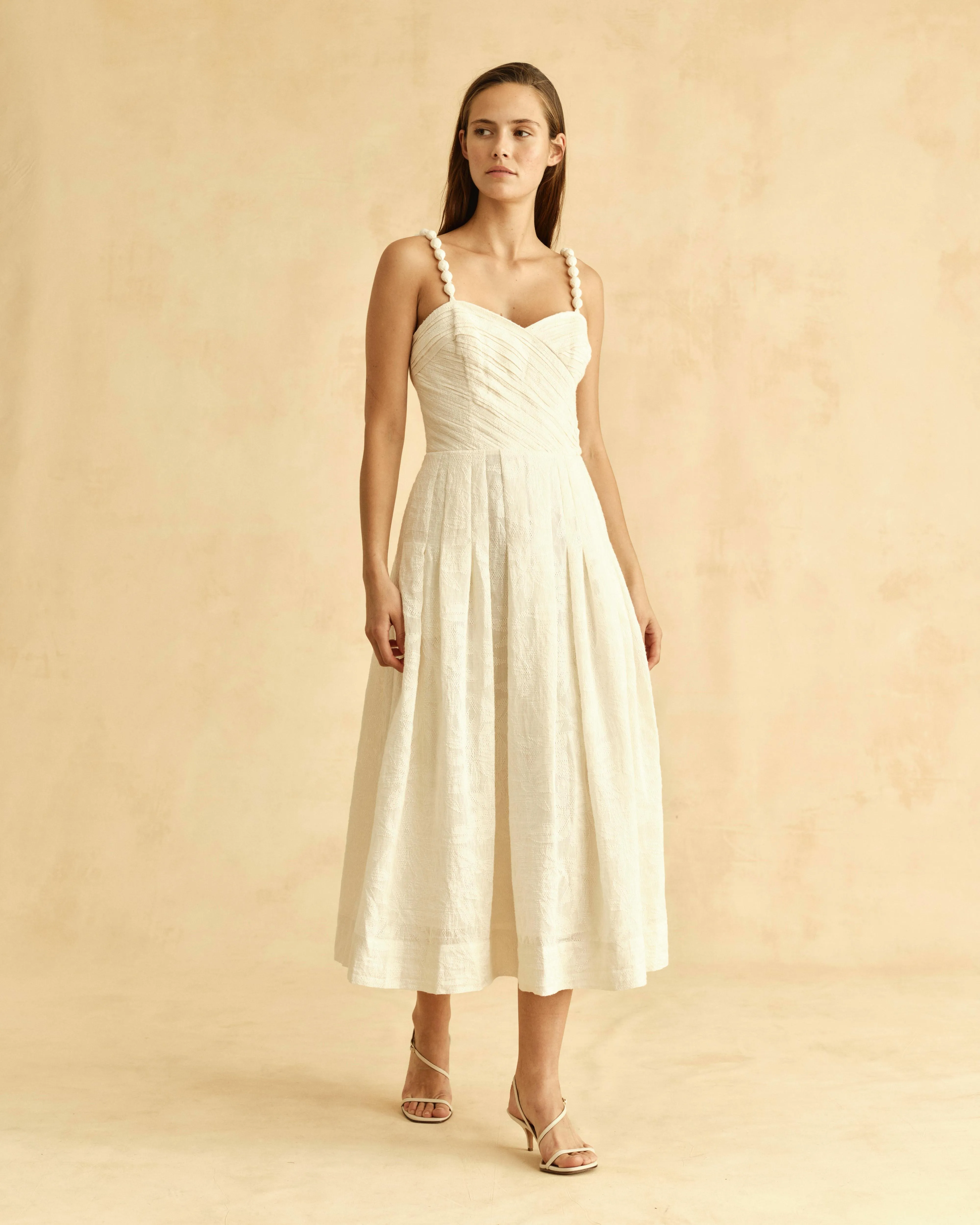PF26 Marabel Midi Dress-Ivory sold by Cartolina product image thumbnail 2