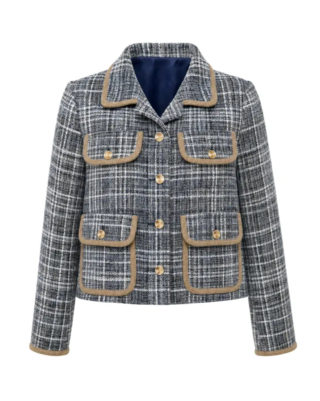 FA26 Rory Jacket-Sherdian Tweed made by Cartolina