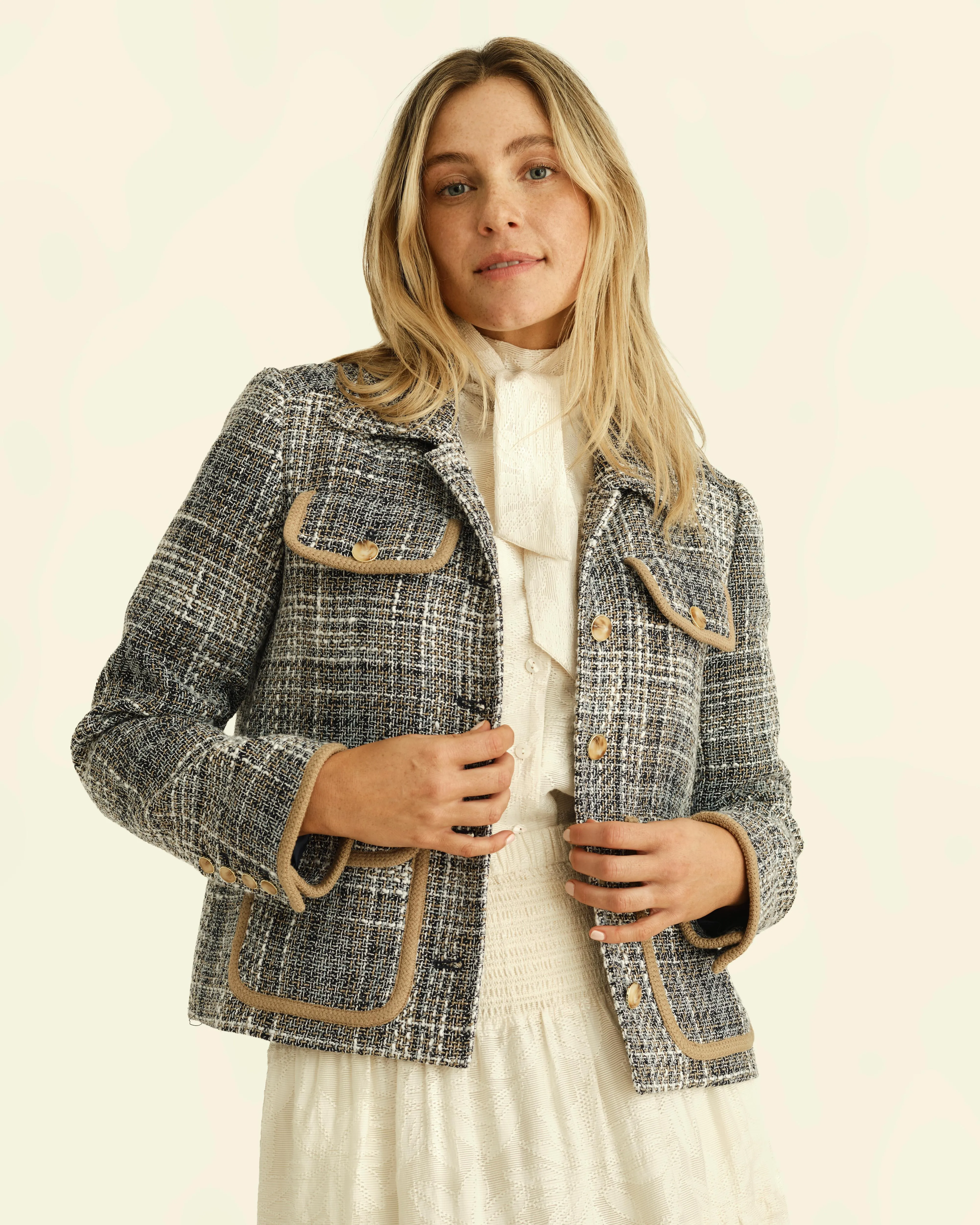 FA26 Rory Jacket-Sherdian Tweed sold by Cartolina product image thumbnail 3