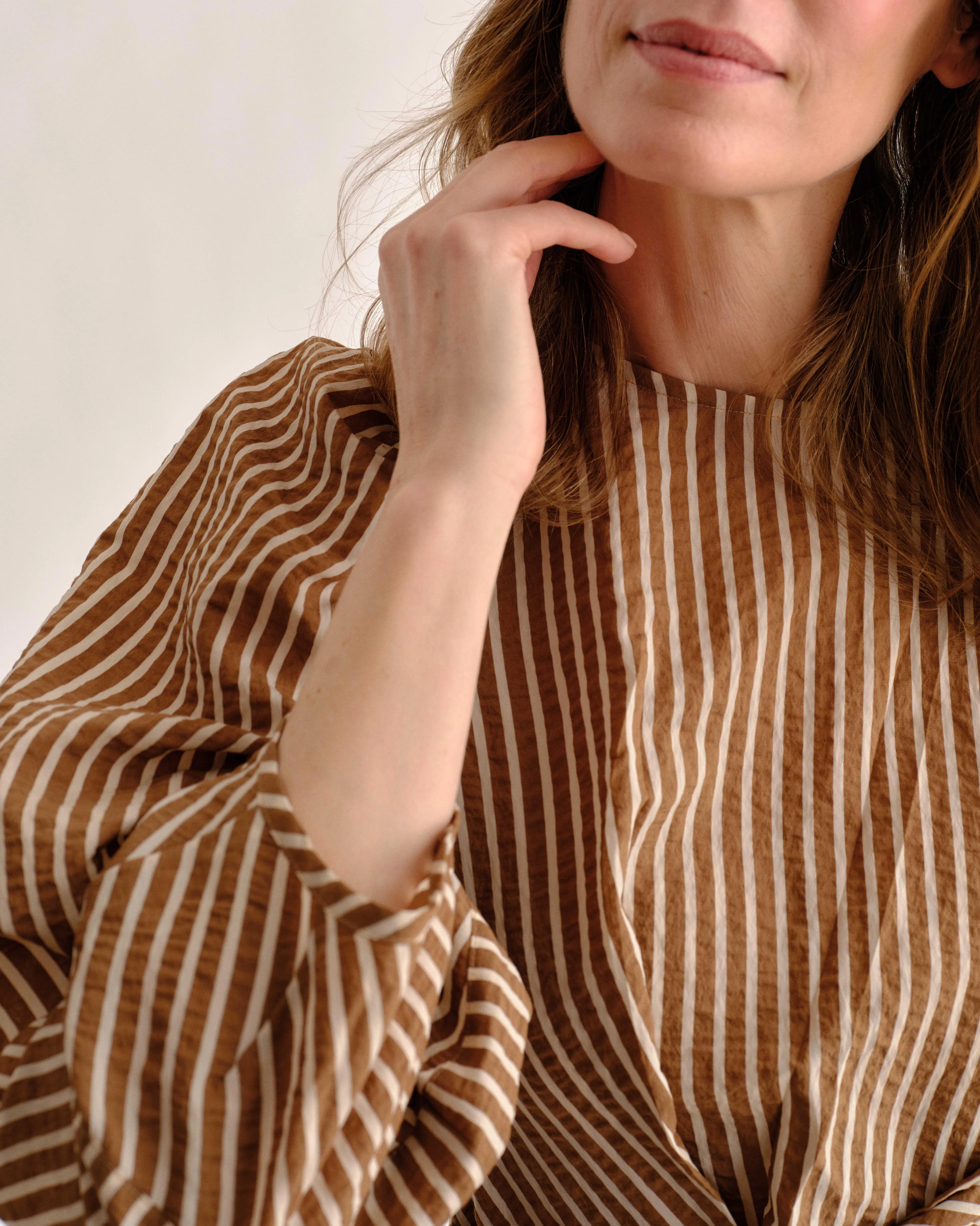 FA26 Sadie Dress-Winnetka Stripe sold by Cartolina product image thumbnail 3