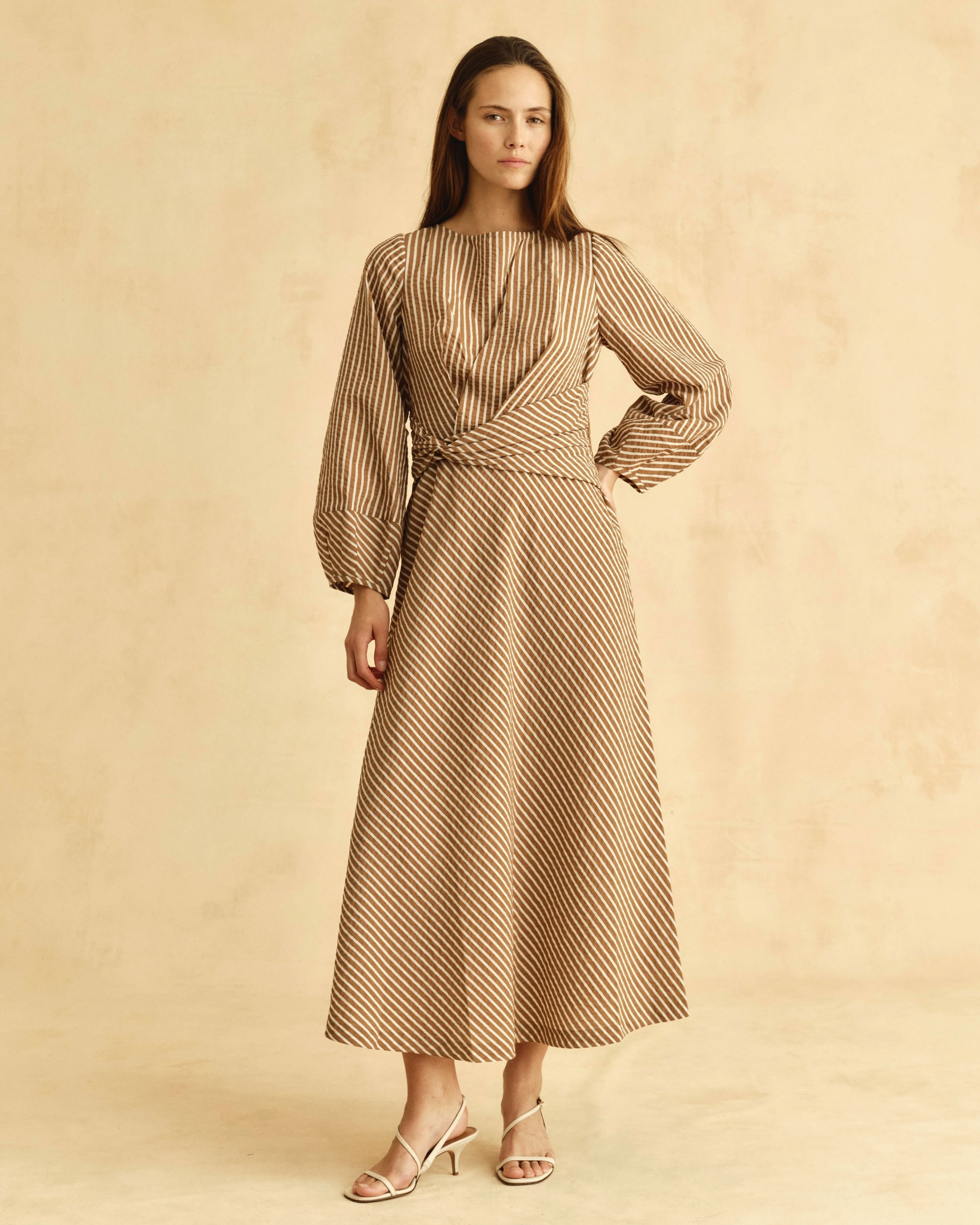 FA26 Sadie Dress-Winnetka Stripe sold by Cartolina product image thumbnail 2