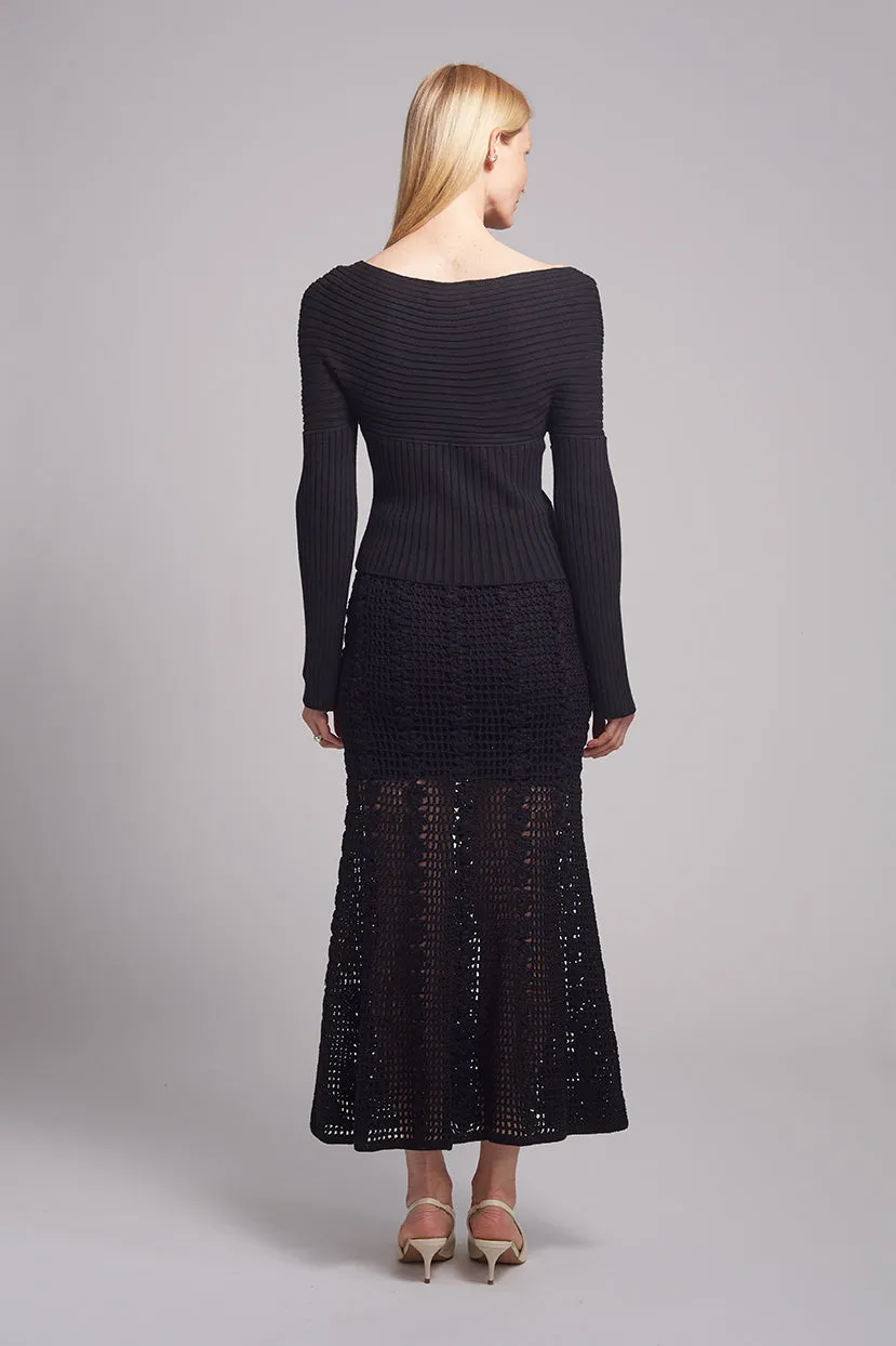 TIA SWEATER | BLACK sold by ELEVEN SIX product image thumbnail 5