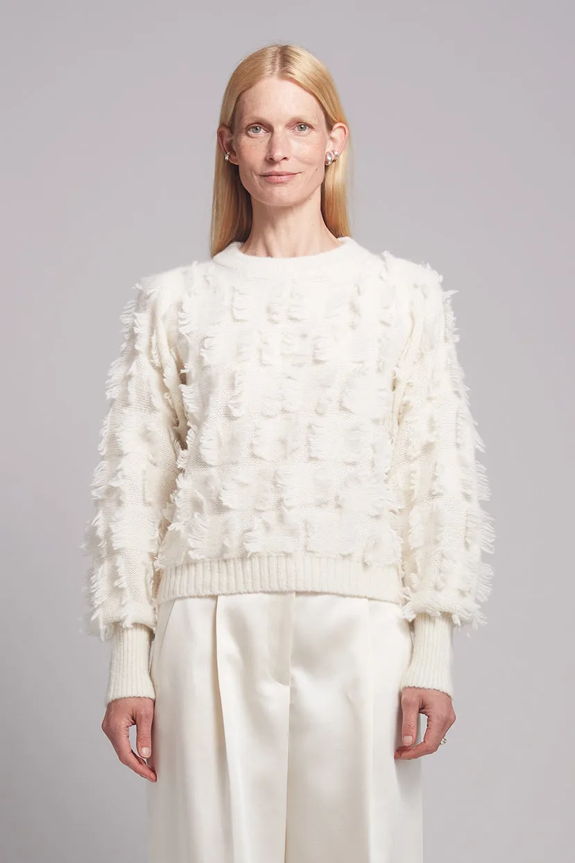 HALLY SWEATER | IVORY sold by ELEVEN SIX