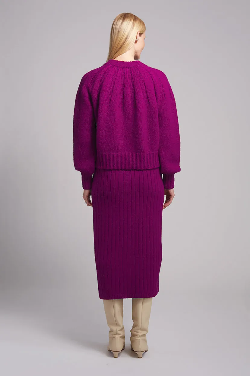 MILA SWEATER | MAGENTA sold by ELEVEN SIX product image thumbnail 5