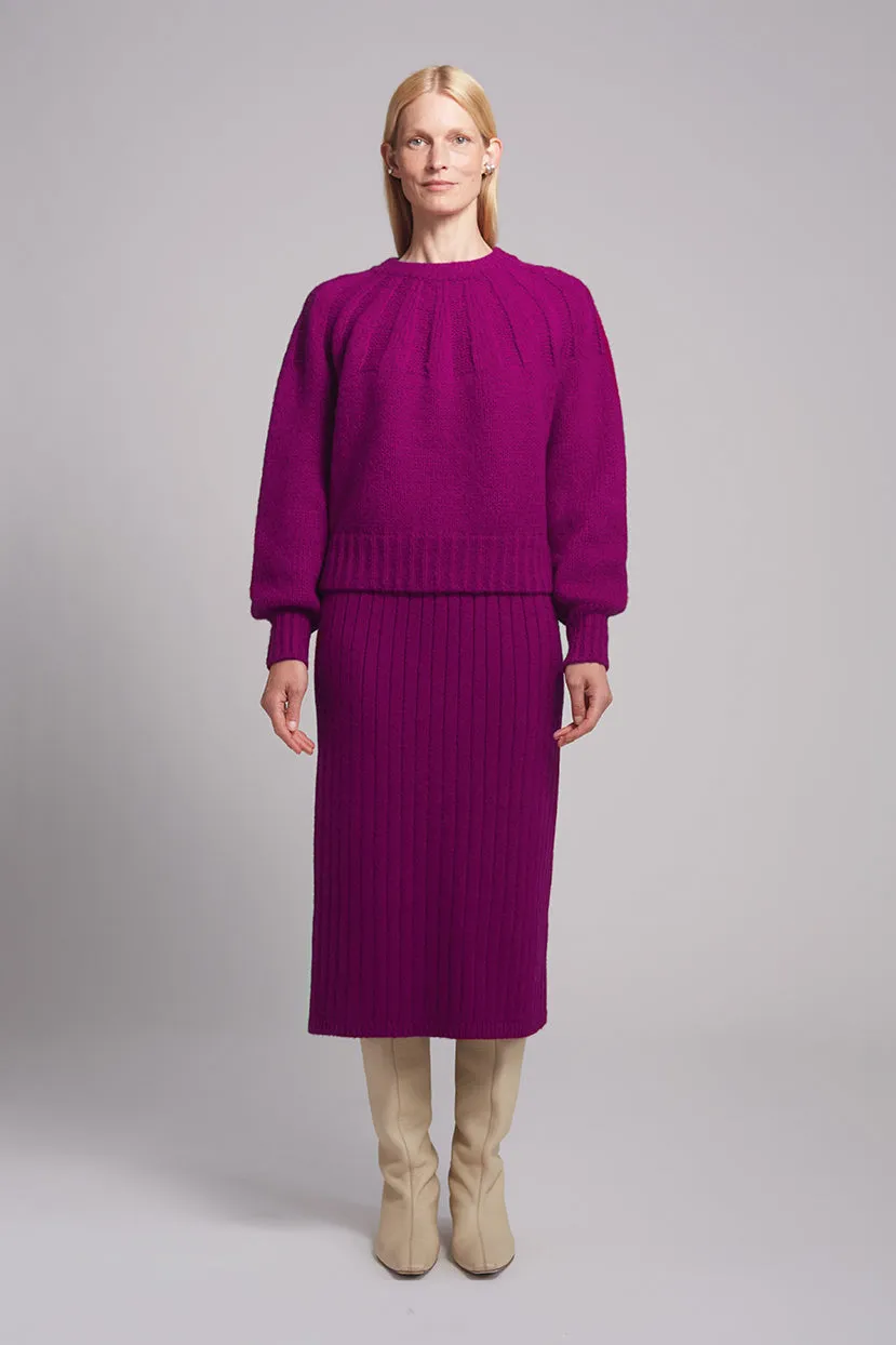 MILA SWEATER | MAGENTA sold by ELEVEN SIX product image thumbnail 4
