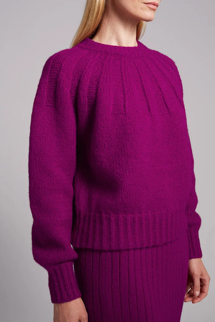 MILA SWEATER | MAGENTA sold by ELEVEN SIX product image thumbnail 3