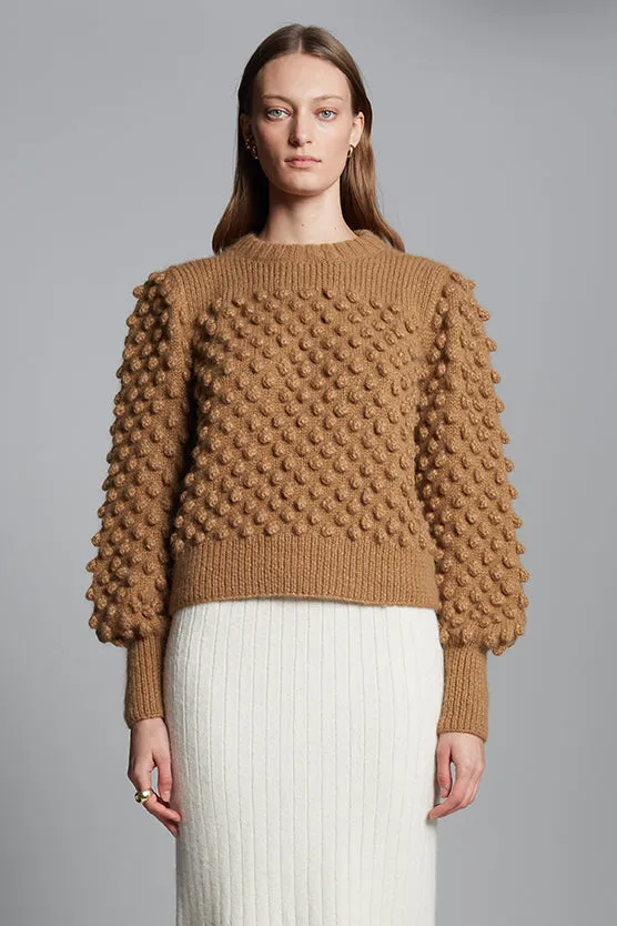CAMILA SWEATER | CAMEL sold by ELEVEN SIX