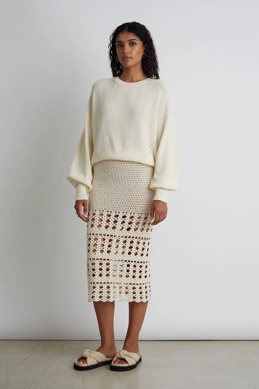 EMERY CROCHET SKIRT | ARCHIVE | TWO LEFT: XS/S + M/L sold by ELEVEN SIX product image thumbnail 5
