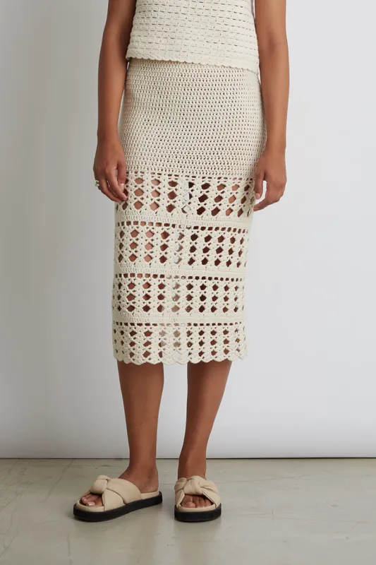 EMERY CROCHET SKIRT | ARCHIVE | TWO LEFT: XS/S + M/L sold by ELEVEN SIX