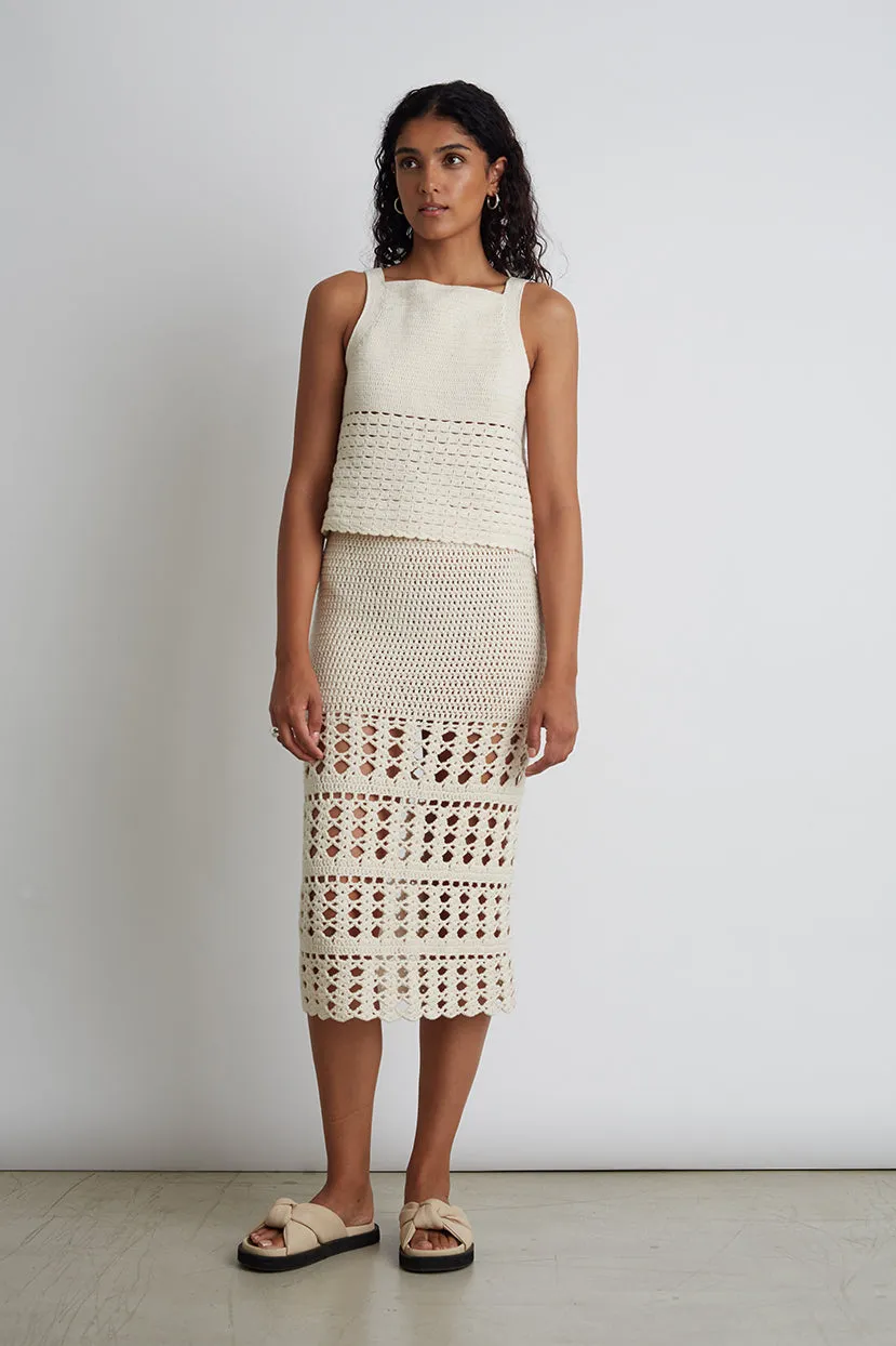 EMERY CROCHET SKIRT | ARCHIVE | TWO LEFT: XS/S + M/L sold by ELEVEN SIX product image thumbnail 4
