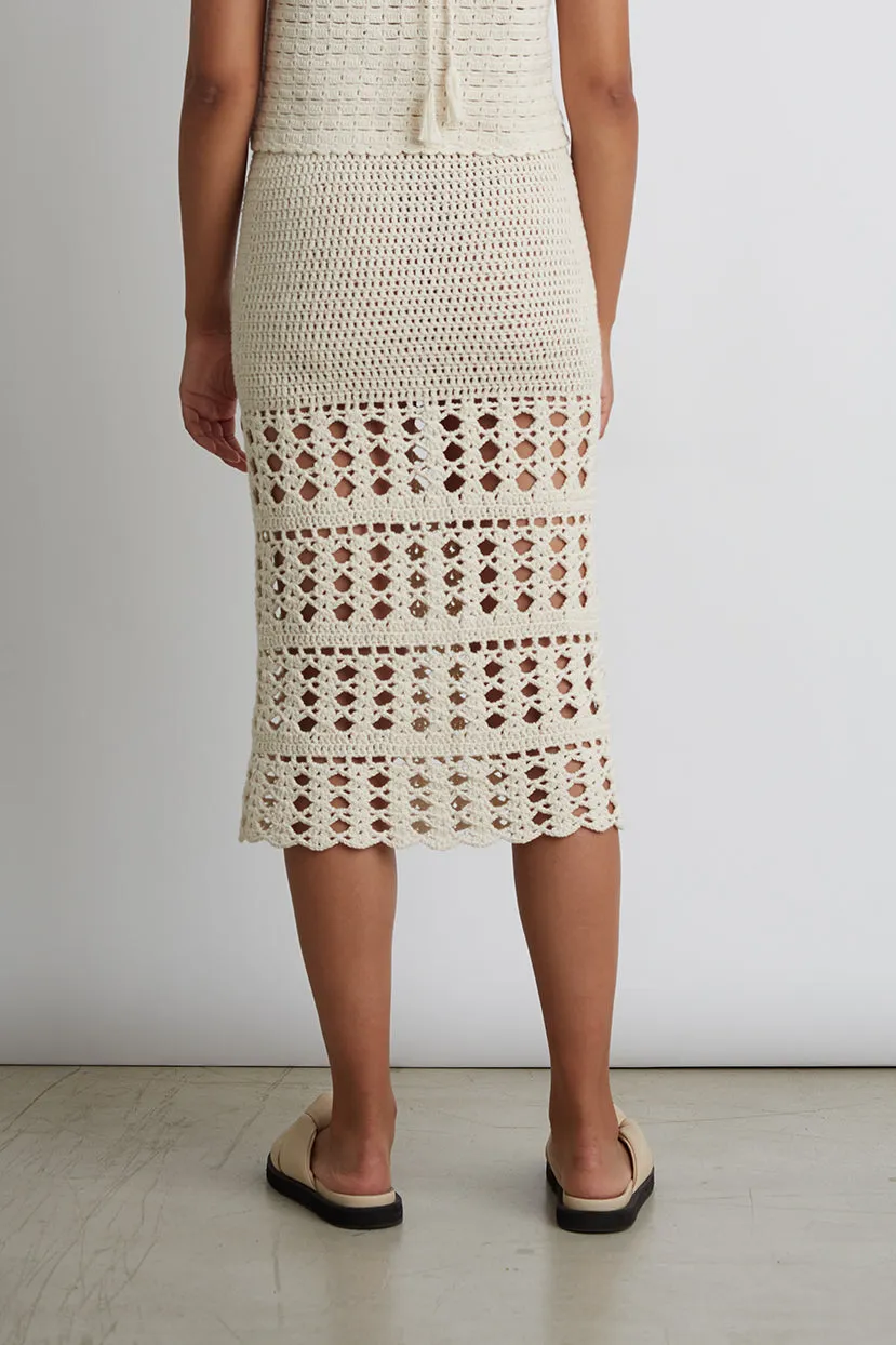 EMERY CROCHET SKIRT | ARCHIVE | TWO LEFT: XS/S + M/L sold by ELEVEN SIX product image thumbnail 2