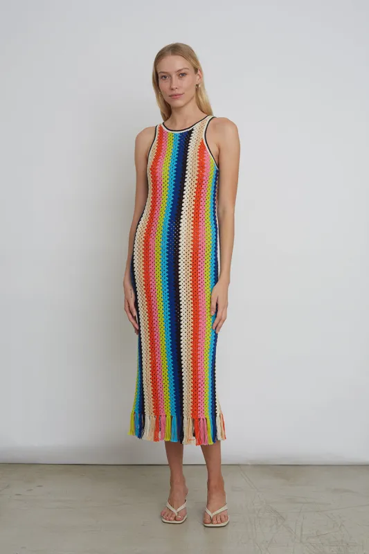 NATALIE CROCHET DRESS | IG ARCHIVE SALE | LAST PIECE: SIZE L (WORKS FOR M) made by ELEVEN SIX