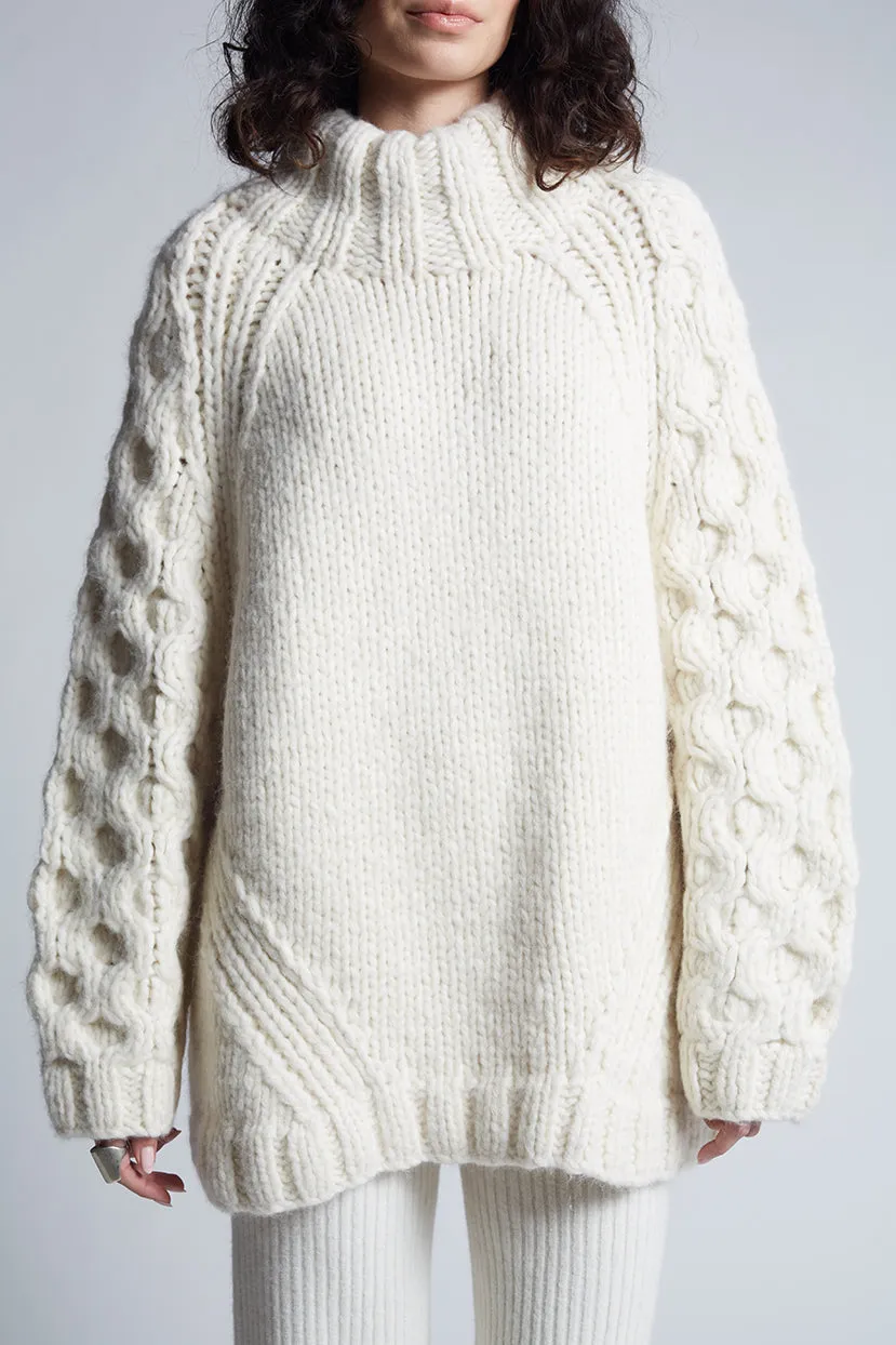 CAILIN SWEATER | IVORY sold by ELEVEN SIX product image thumbnail 3
