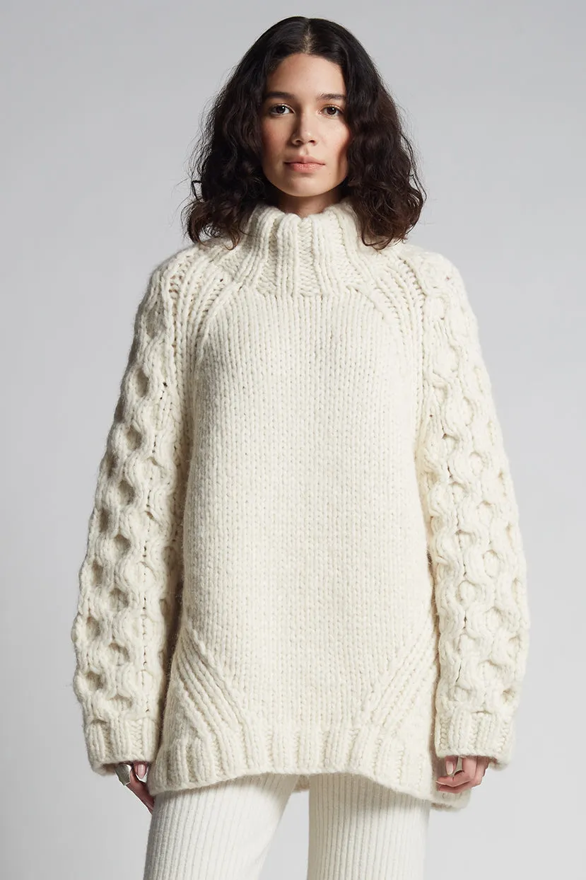 CAILIN SWEATER | IVORY sold by ELEVEN SIX