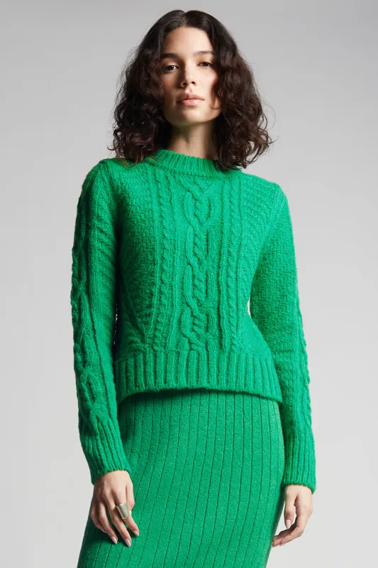 CARLY SWEATER | EMERALD sold by ELEVEN SIX
