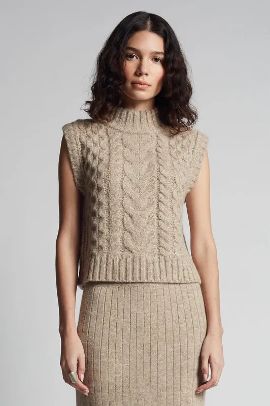 ADA TANK | OATMEAL MELANGE sold by ELEVEN SIX