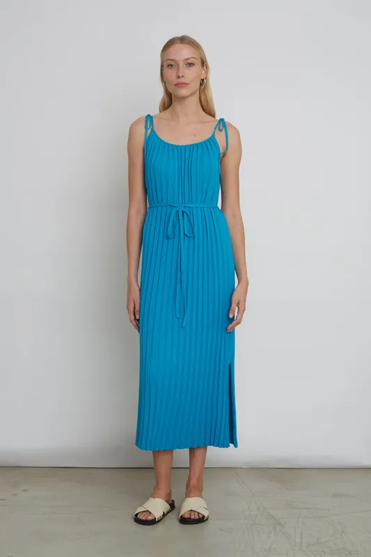 SIMONE DRESS | CYAN | TWO LEFT! made by ELEVEN SIX