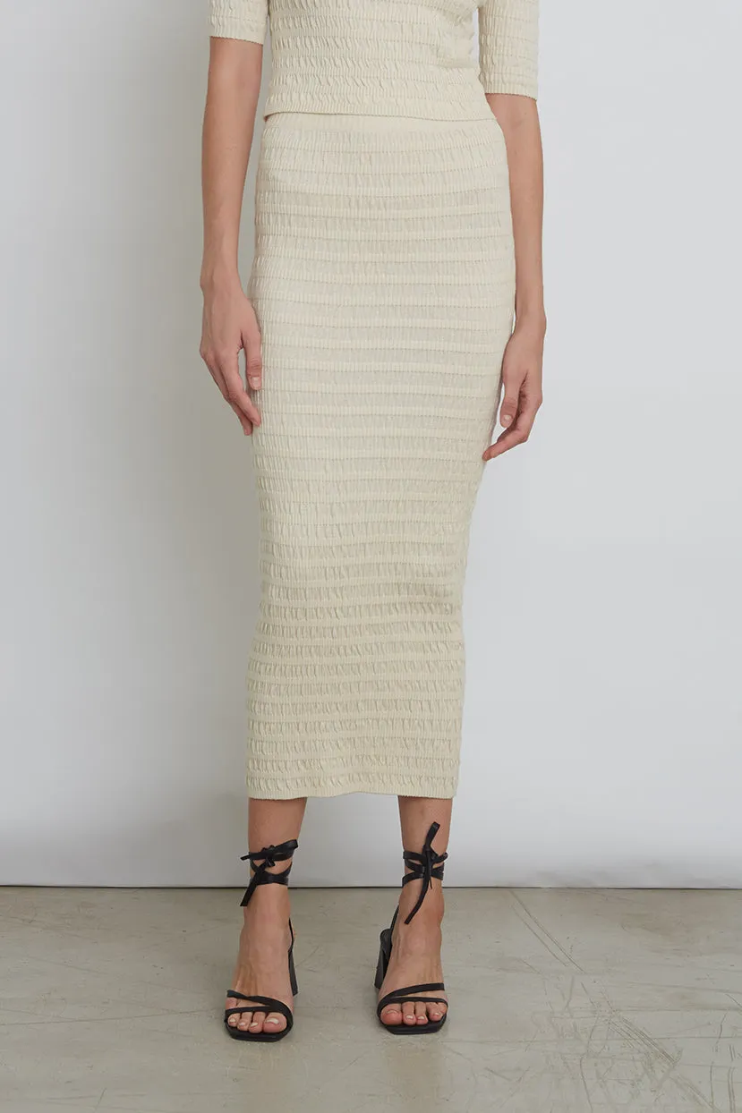 CARRIE TUBE SKIRT | IVORY sold by ELEVEN SIX