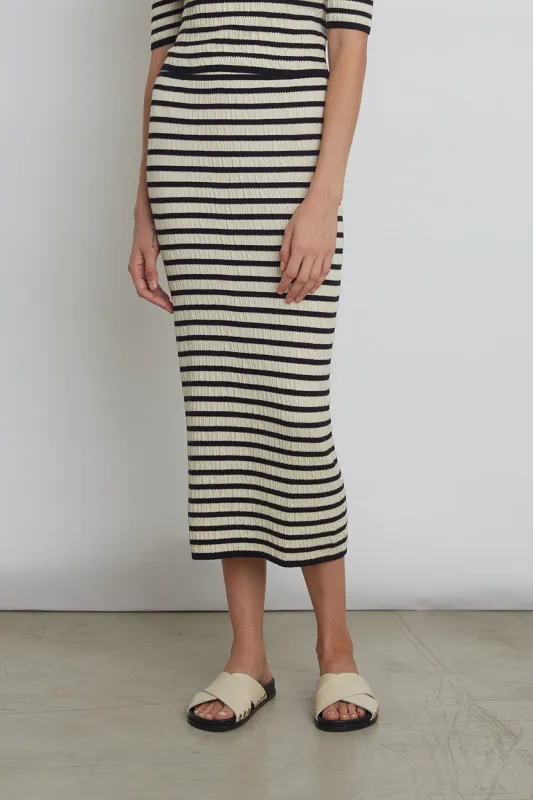CARRIE STRIPE TUBE SKIRT sold by ELEVEN SIX